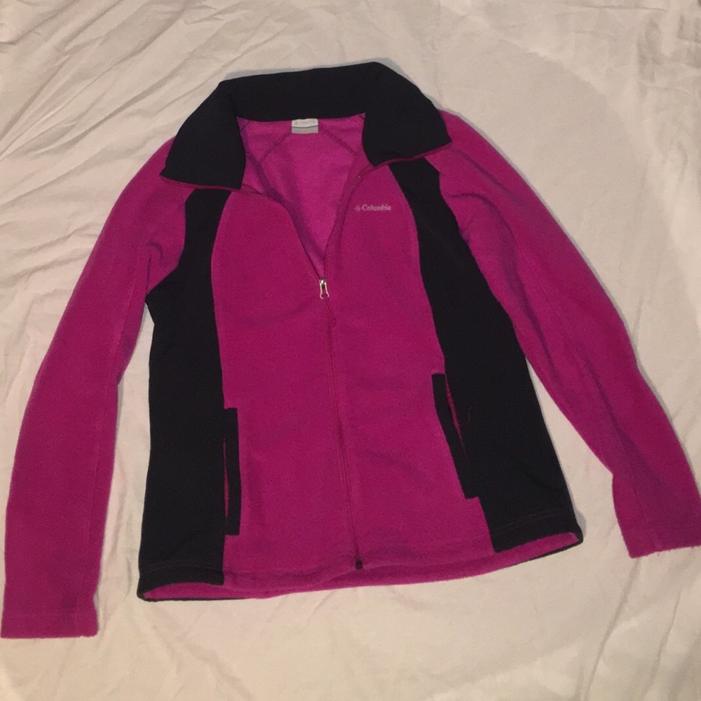 Women’s Columbia Jacket Pink and Black Size XL
